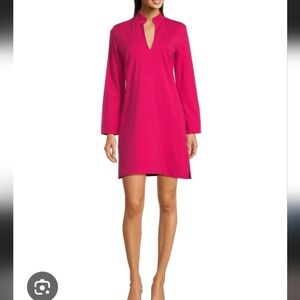 Jude Connally Fuchsia Long Sleeve Dress